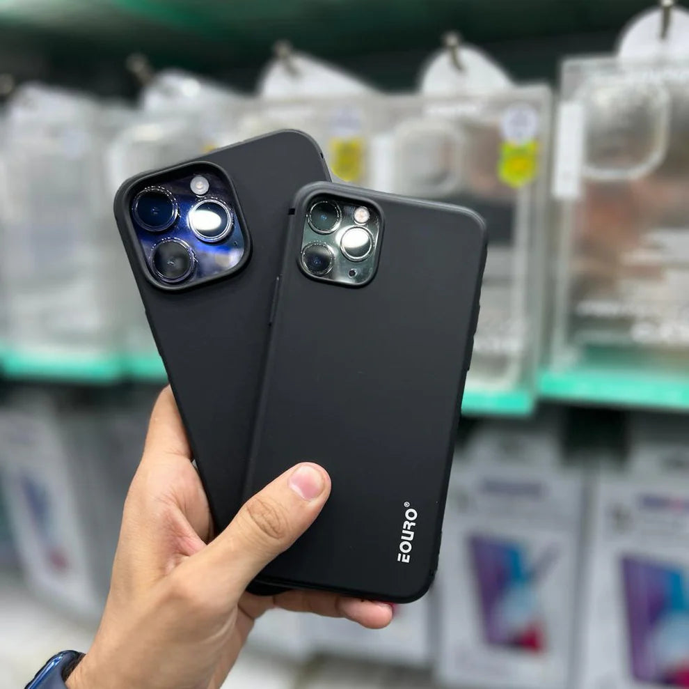 ERO Premium Sleek Black Shockproof Case for iPhone & Samsung