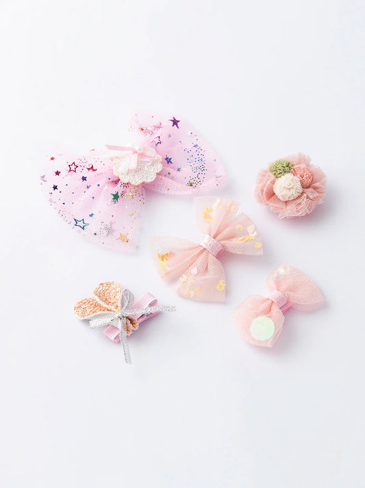Embellished Snap Clip Set